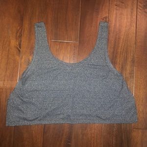 A&F Grey Flowy Tank